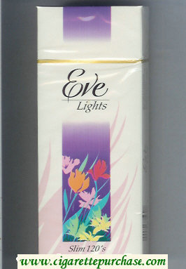 EVE Lights Slim 120s cigarettes hard box