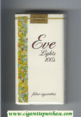 EVE Lights 100s Filter cigarettes soft box