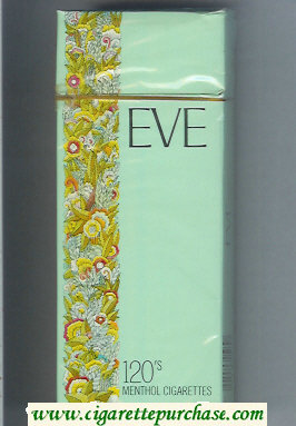 EVE 120s Menthol cigarettes hard box