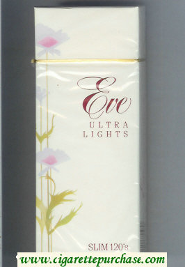 EVE Ultra Lights Slim 120s cigarettes hard box