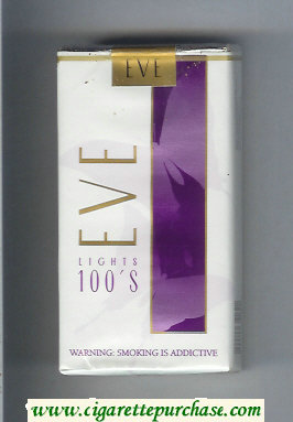 EVE Lights 100s cigarettes soft box