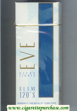 EVE Ultra Lights Slim 120s cigarettes hard box