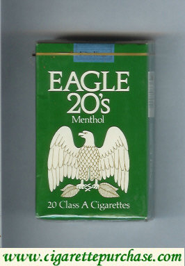 Eagle 20s Menthol cigarettes soft box