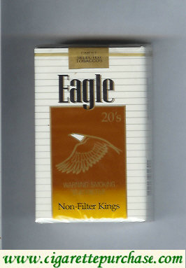 Eagle 20s Non-Filter Kings cigarettes soft box