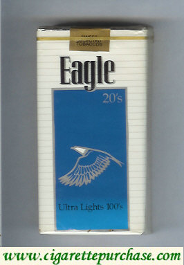 Eagle 20s Ultra Lights 100s cigarettes soft box