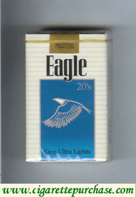 Eagle 20s King Ultra Lights cigarettes soft box