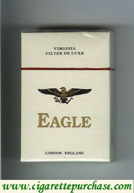 Eagle Virginia Filter De Luxe cigarettes hard box