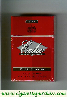 Echo Full Flavor cigarettes hard box