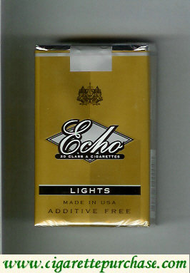 Echo Lights cigarettes soft box