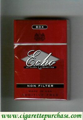 Echo Non Filter cigarettes hard box