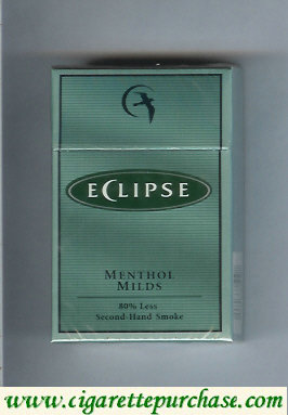 Eclipse Menthol Milds cigarettes hard box