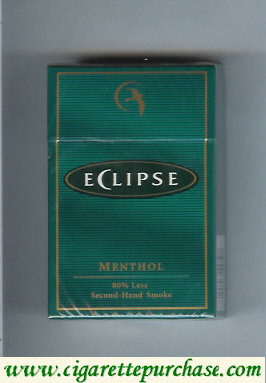 Eclipse Menthol cigarettes hard box