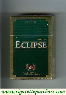 Eclipse Vantage Menthol cigarettes hard box