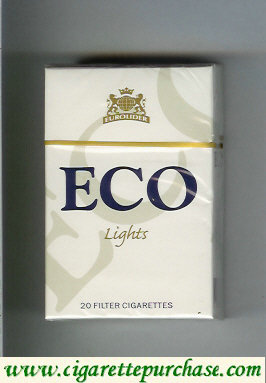 Eco Lights cigarettes hard box