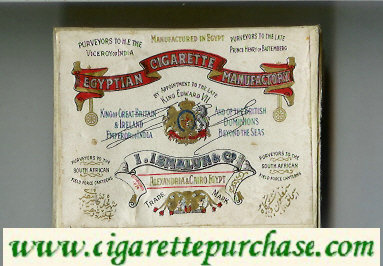 Egyptian Cigarette Manufactory Short Size cigarettes wide flat hard box
