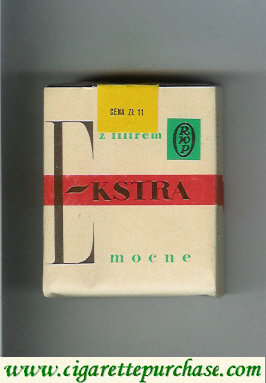Ekstra Mocne white and red cigarettes soft box