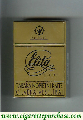 Elita Light cigarettes hard box