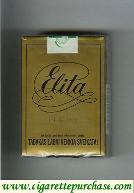 Elita Light cigarettes soft box