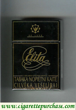 Elita De Lue cigarettes hard box