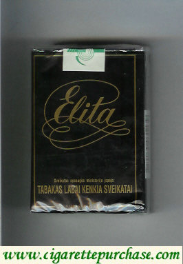 Elita De Lue cigarettes soft box