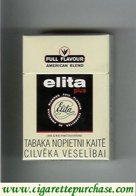 Elita Plus Full Flavour American Blend cigarettes hard box