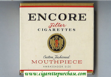 Encore Mouthpiece Filter cigarettes soft box