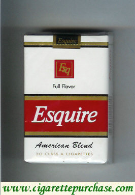 Esquire American Blend Full Flavor cigarettes soft box