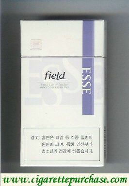 Esse Field 100s cigarettes hard box