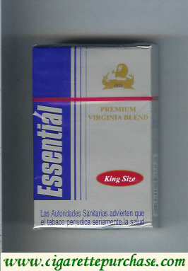 Essential Premium Virginia Blend cigarettes hard box