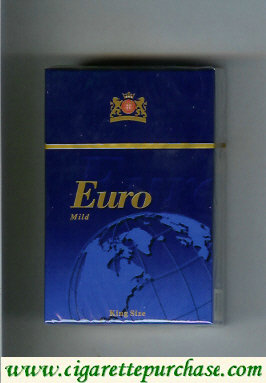 Euro Mild cigarettes hard box