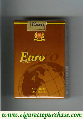 Euro Non Filter cigarettes soft box