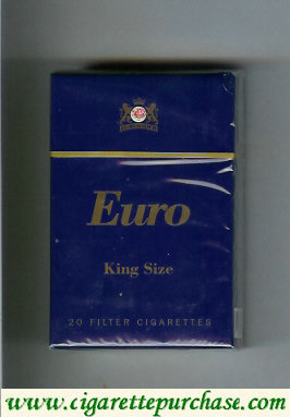 Euro cigarettes hard box