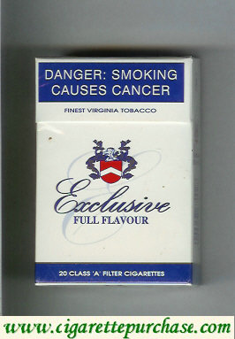 Exclusive Full Flavour cigarettes hard box