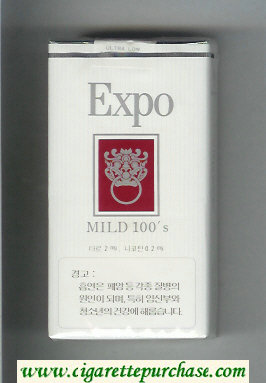 Expo Mild 100s cigarettes soft box