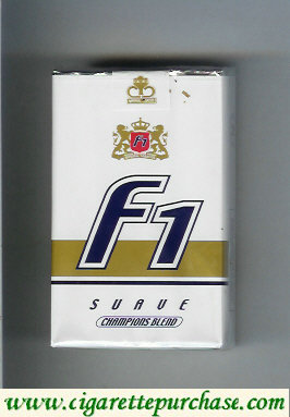 F1 Suave Champions Blend cigarettes soft box