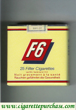 F6 25 Filter Cigarettes soft box