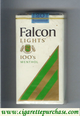 Falcon Lights 100s Menthol cigarettes soft box