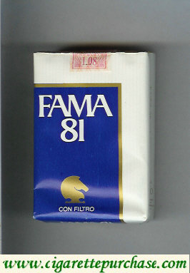 Fama 81 Con Filtro cigarettes soft box