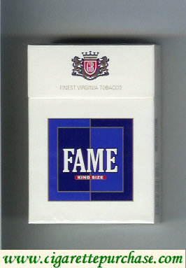 Fame Finest Virginia Tobacco King Size Cigarettes hard box