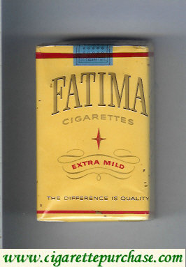 Fatima Extra Mild cigarettes soft box