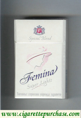 Femina Special Blend Super Lights cigarettes hard box
