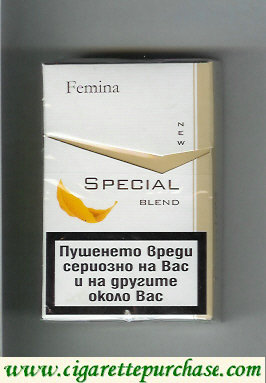 Femina New Special Blend cigarettes hard box