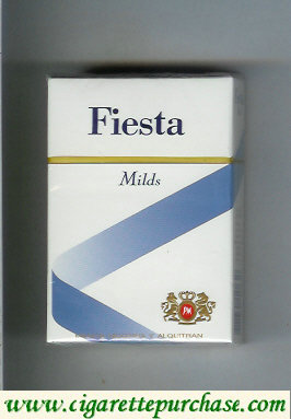 Fiesta Milds cigarettes hard box