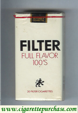 Filter Full Flavor 100s cigarettes soft box