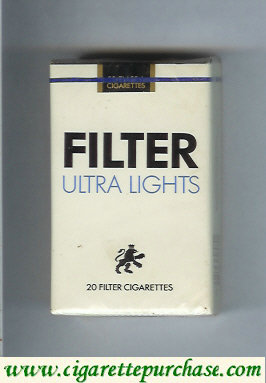 Filter Ultra Lights cigarettes soft box