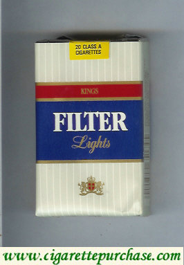 Filter Kings Lights cigarettes soft box