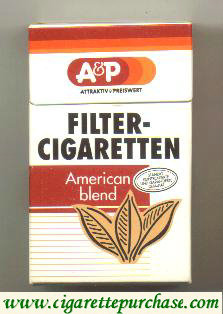 Filter Cigaretten American Blend cigarettes hard box