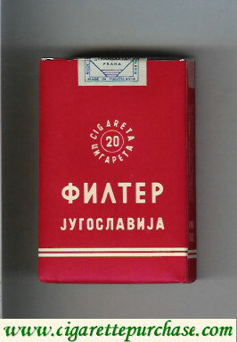Filter Jugoslavija T cigarettes soft box