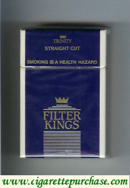 Filter Kings Trinity Straight Cut cigarettes hard box