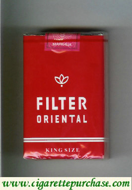 Filter Oriental cigarettes soft box